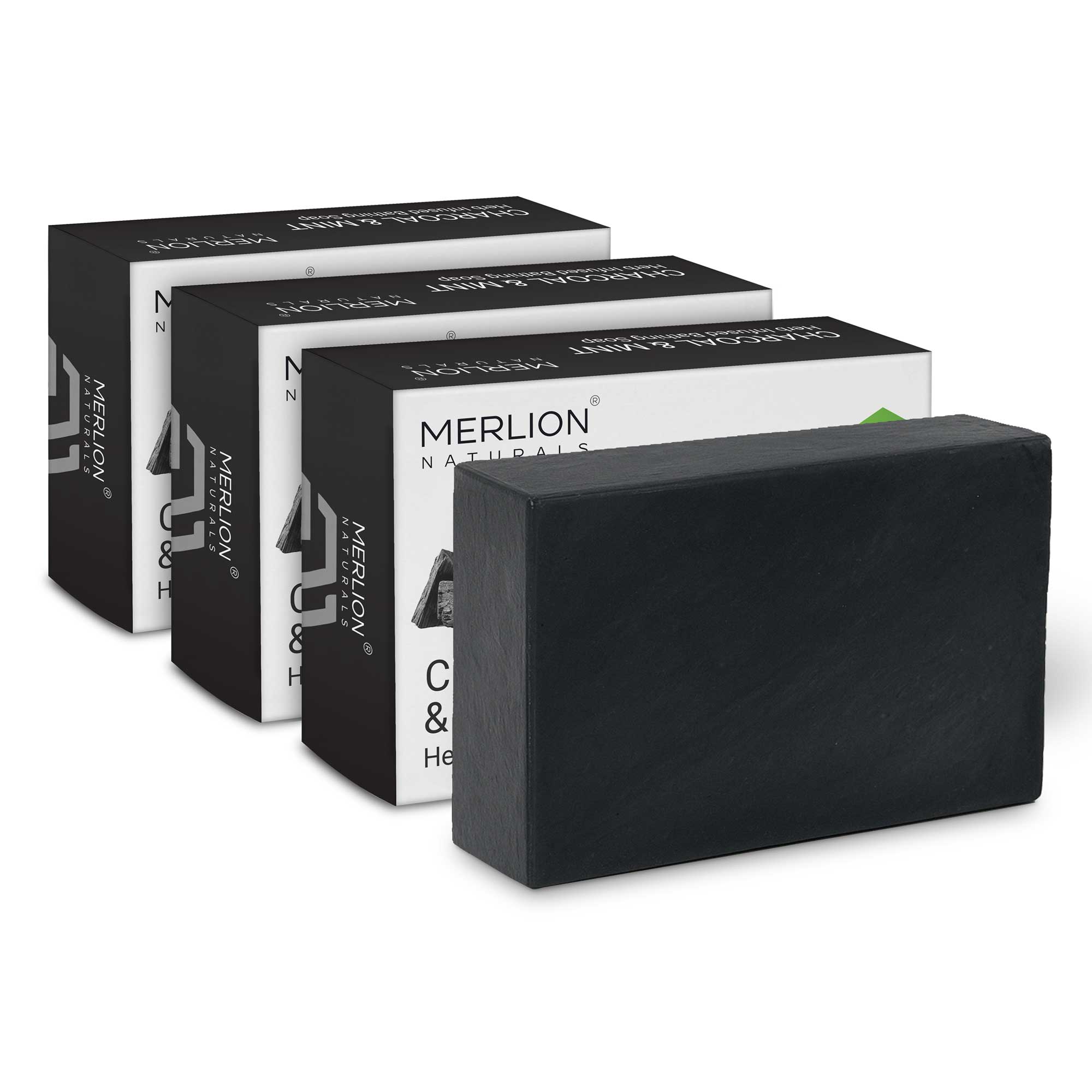 Charcoal & Mint Natural Soap (100gm x 3)