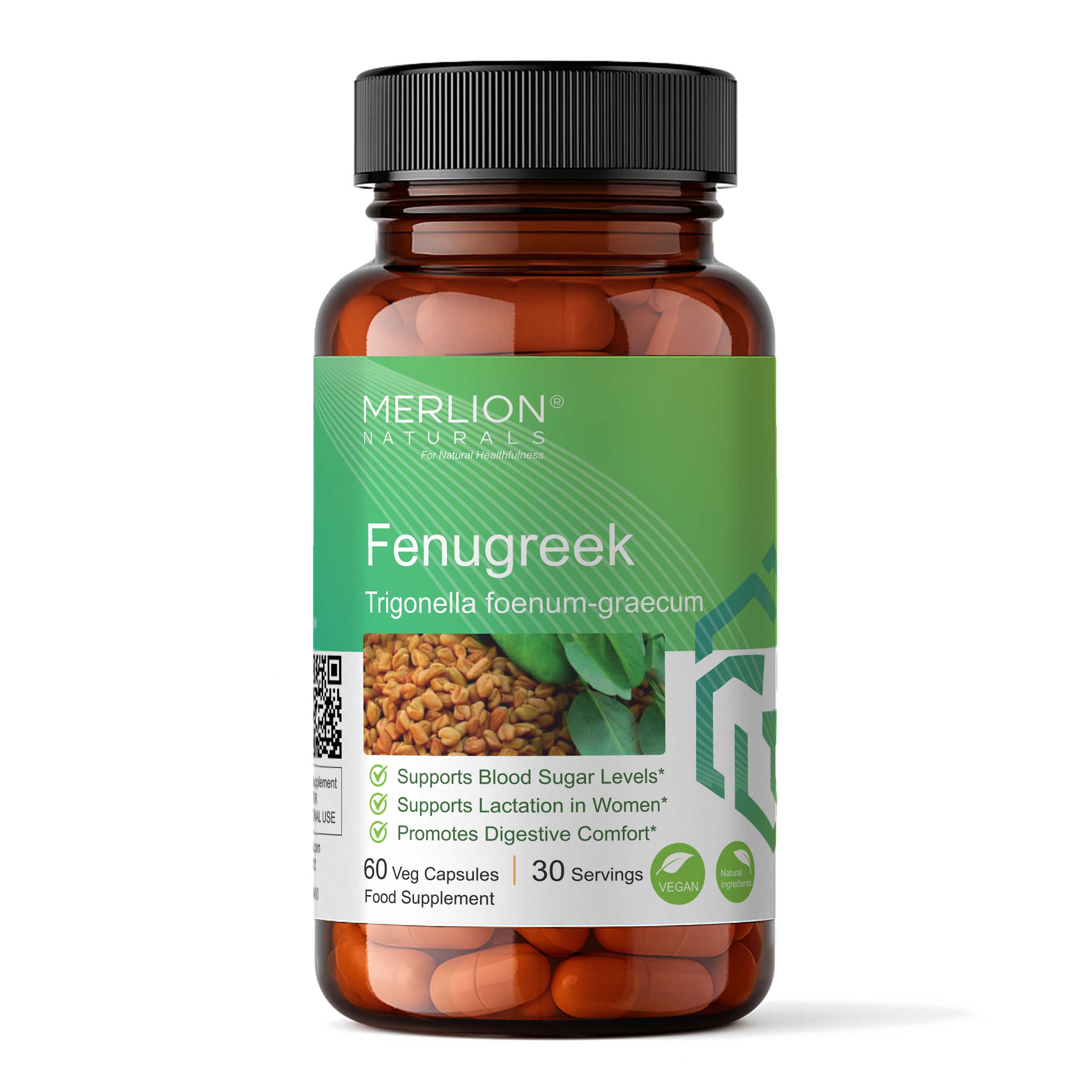 Fenugreek Tablets (Trigonella foenum-graecum), 500mg x 120 Tablets