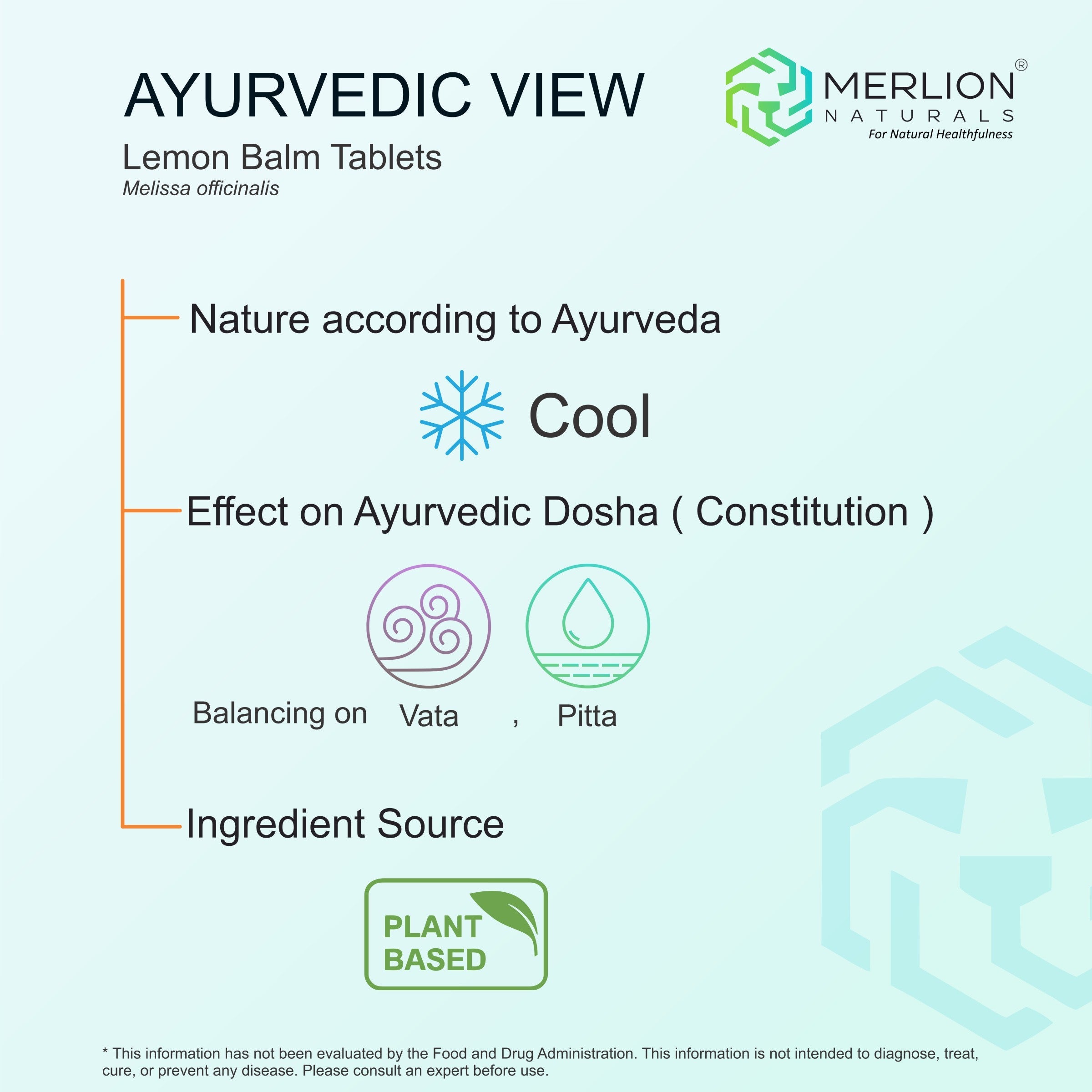 Lemon Balm Tablets | Melissa officinalis | 500mg x 120 Tablets