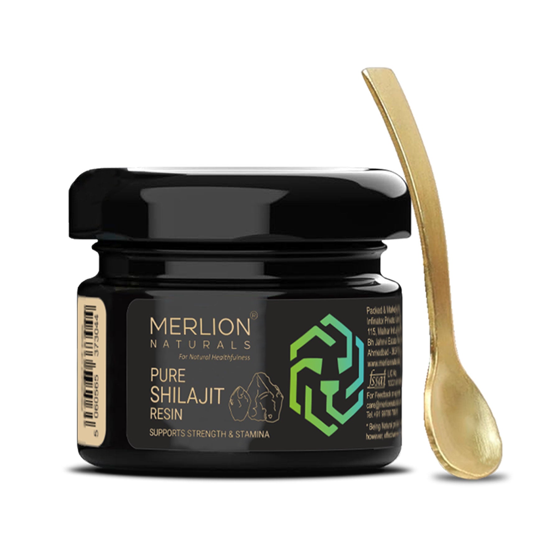 Shilajit Resin 20gm, Asphaltum punjabianum Pure Shilajit from Himalaya