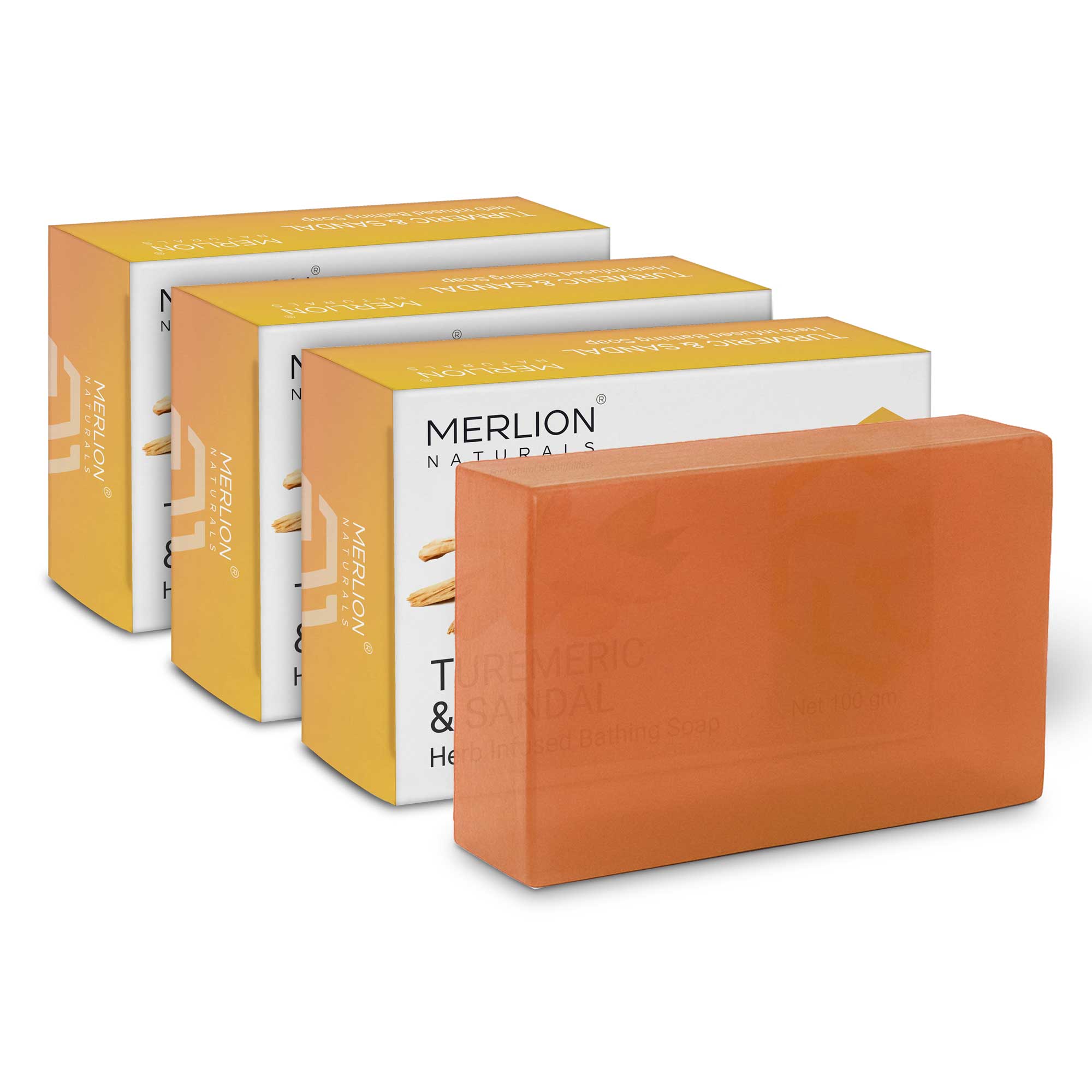 Turmeric and Sandal Soap (100gm x 3)