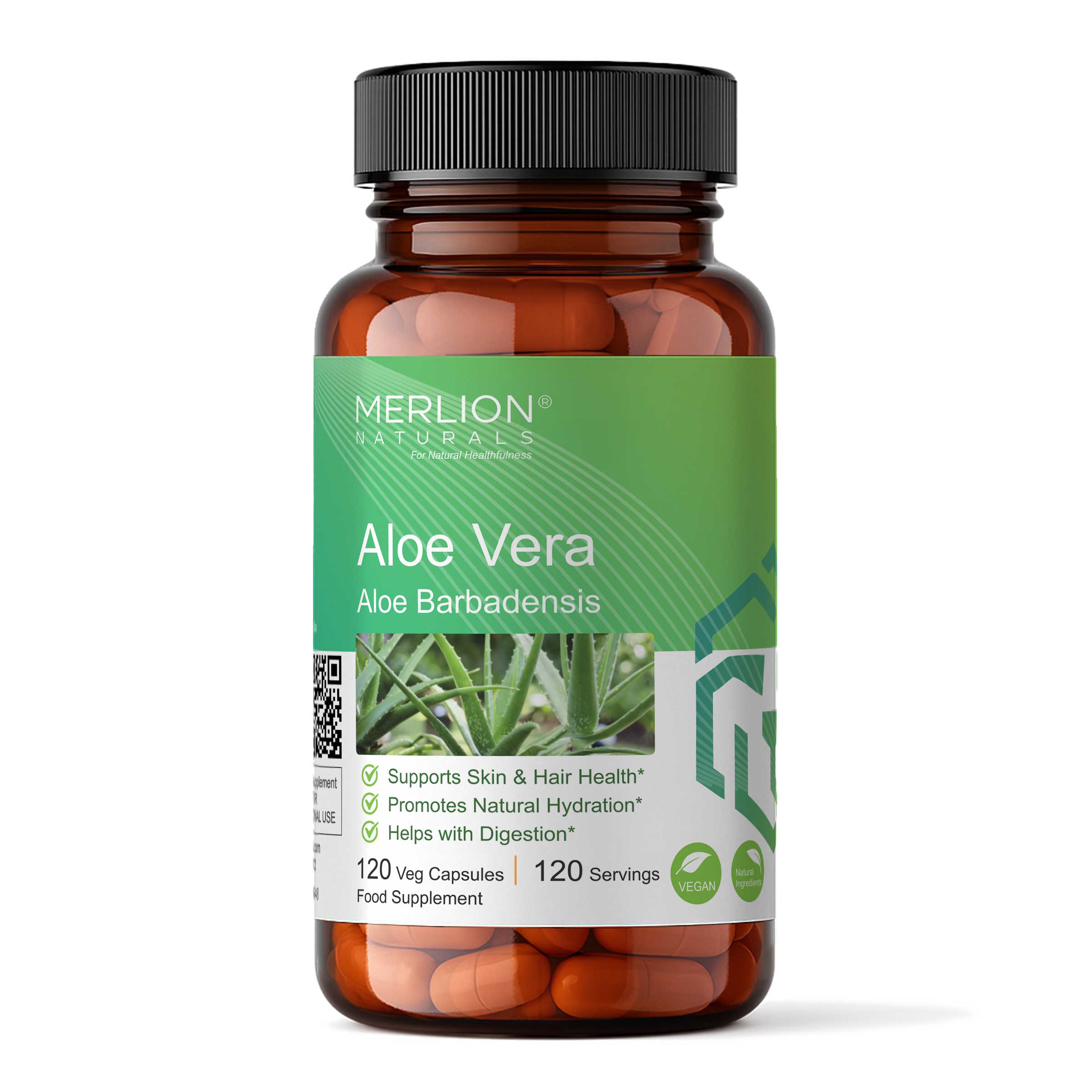 Aloe Vera Extract Capsules | Aloe barbadensis