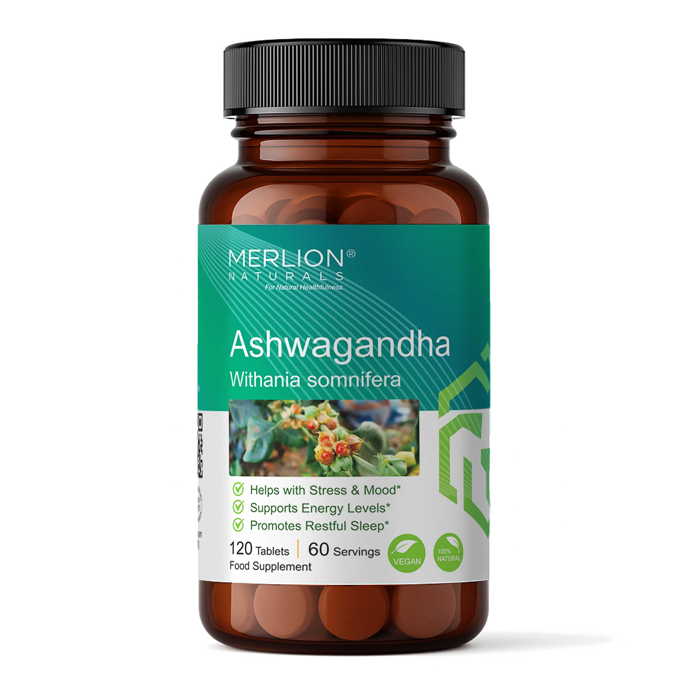 Ashwagandha Tablets Withania somnifera, 500mg x 120 Tablets