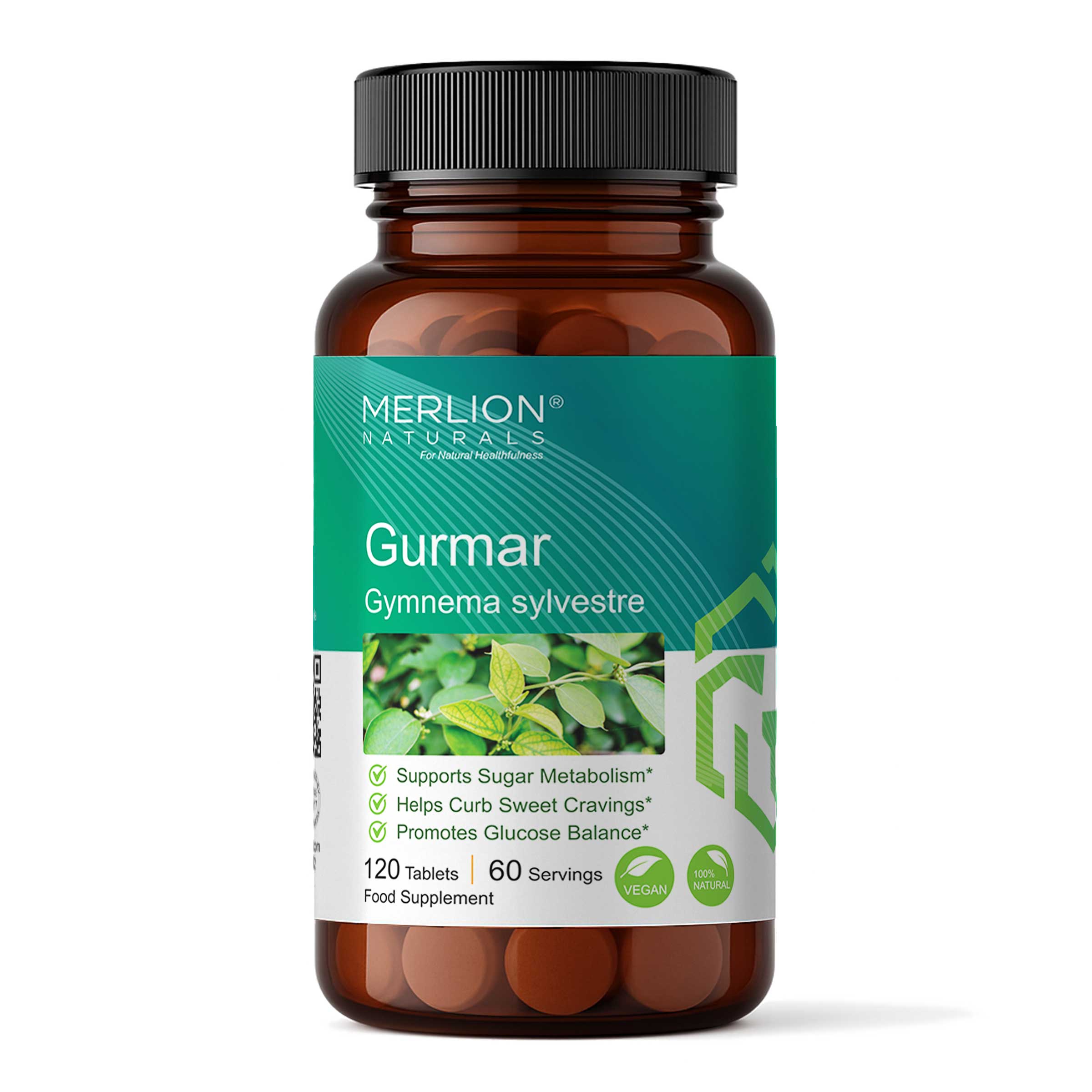 Gymnema Tablets (Gurmar) gymnema sylvestre, 500mg x 120 Tablets