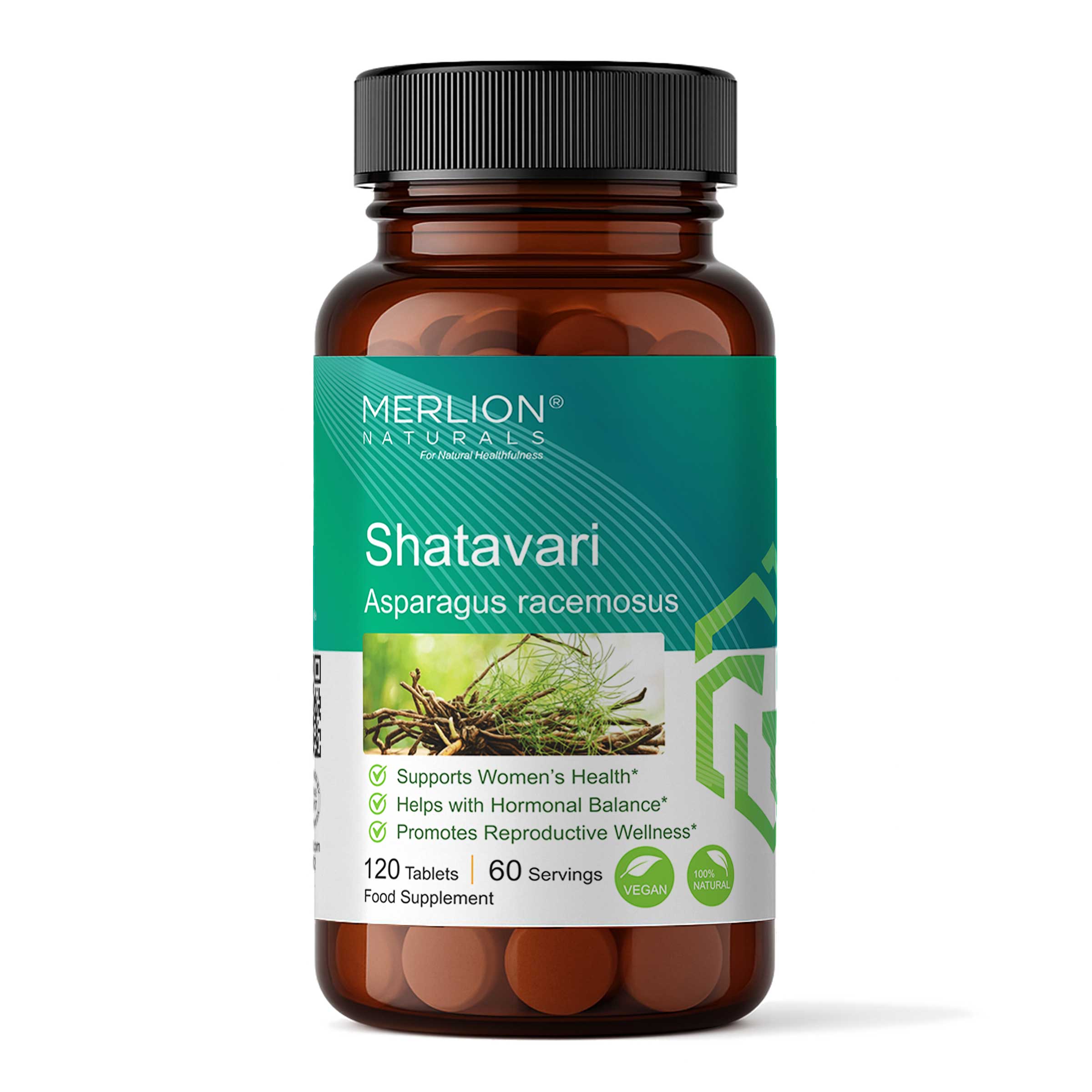 Shatavari Tablets (Asparagus racemosus), 500mg x 120 Tablets