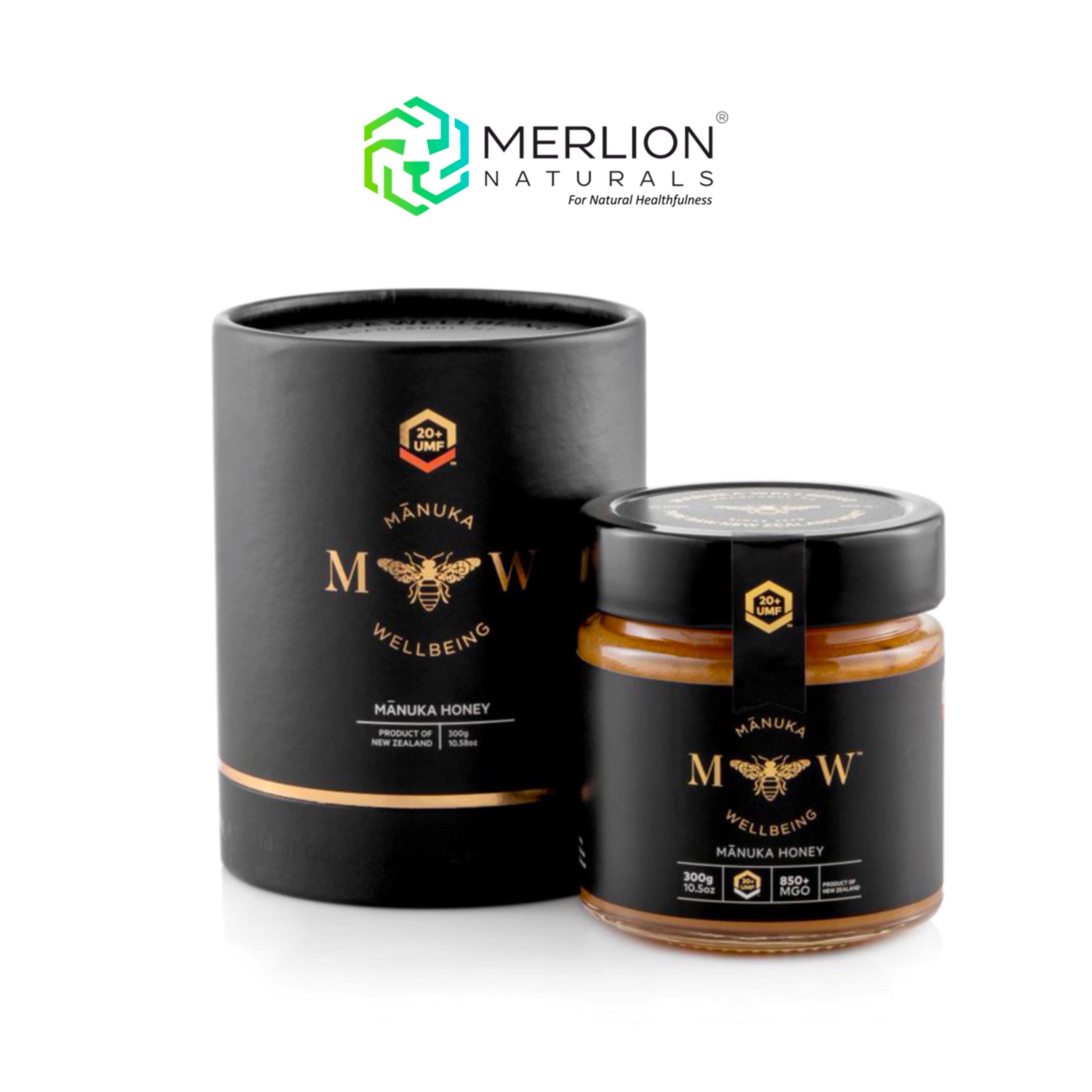 Mānuka Wellbing UMF™ 20+ Manuka Honey 300g New Zealand