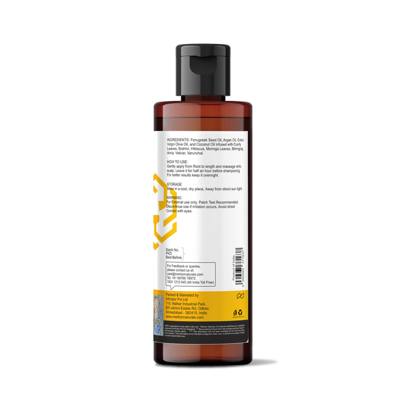 Fenugreek Hair Oil 200ml, An Unique Extra Light Hair Oil