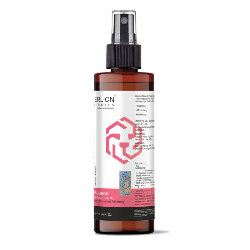 Rose Water | 100% Pure Face and Body Mist
