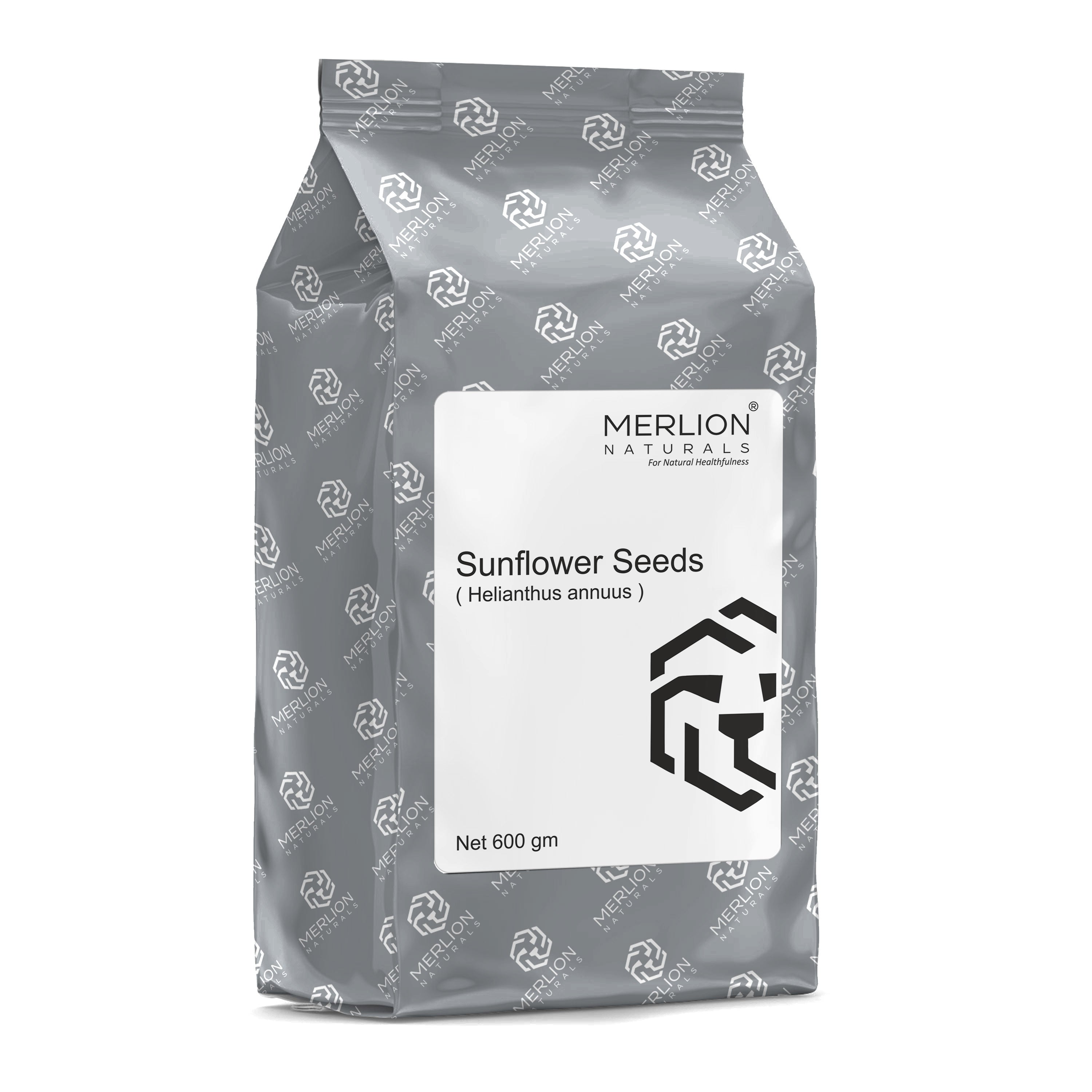 Merlion Naturals Sunflower Seeds 600gm, Front view, Heart Health, Antioxidant, Bone Health, Digestion, Immunity