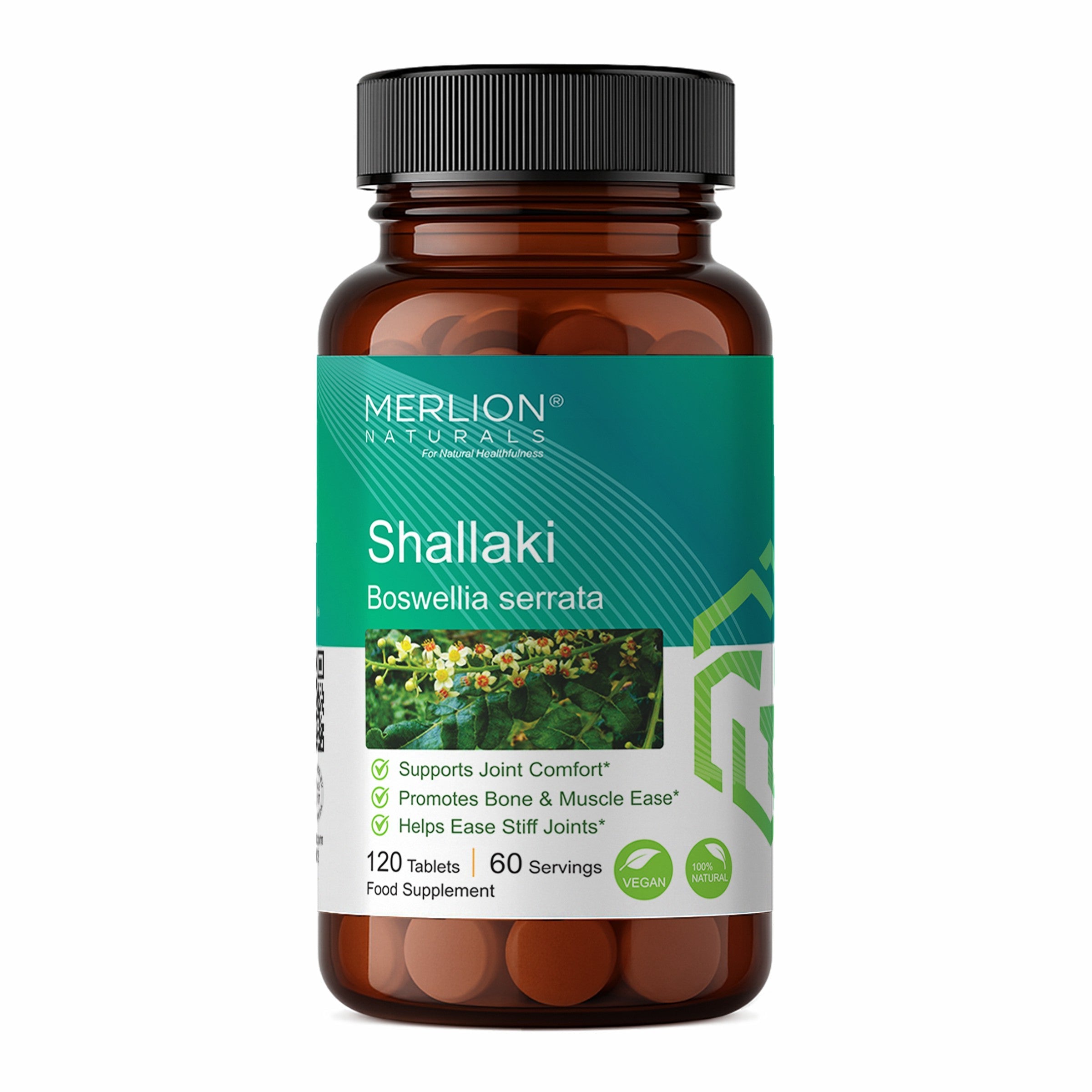 Shallaki Tablets (Boswellia serrata), 500mg x 120 Tablets