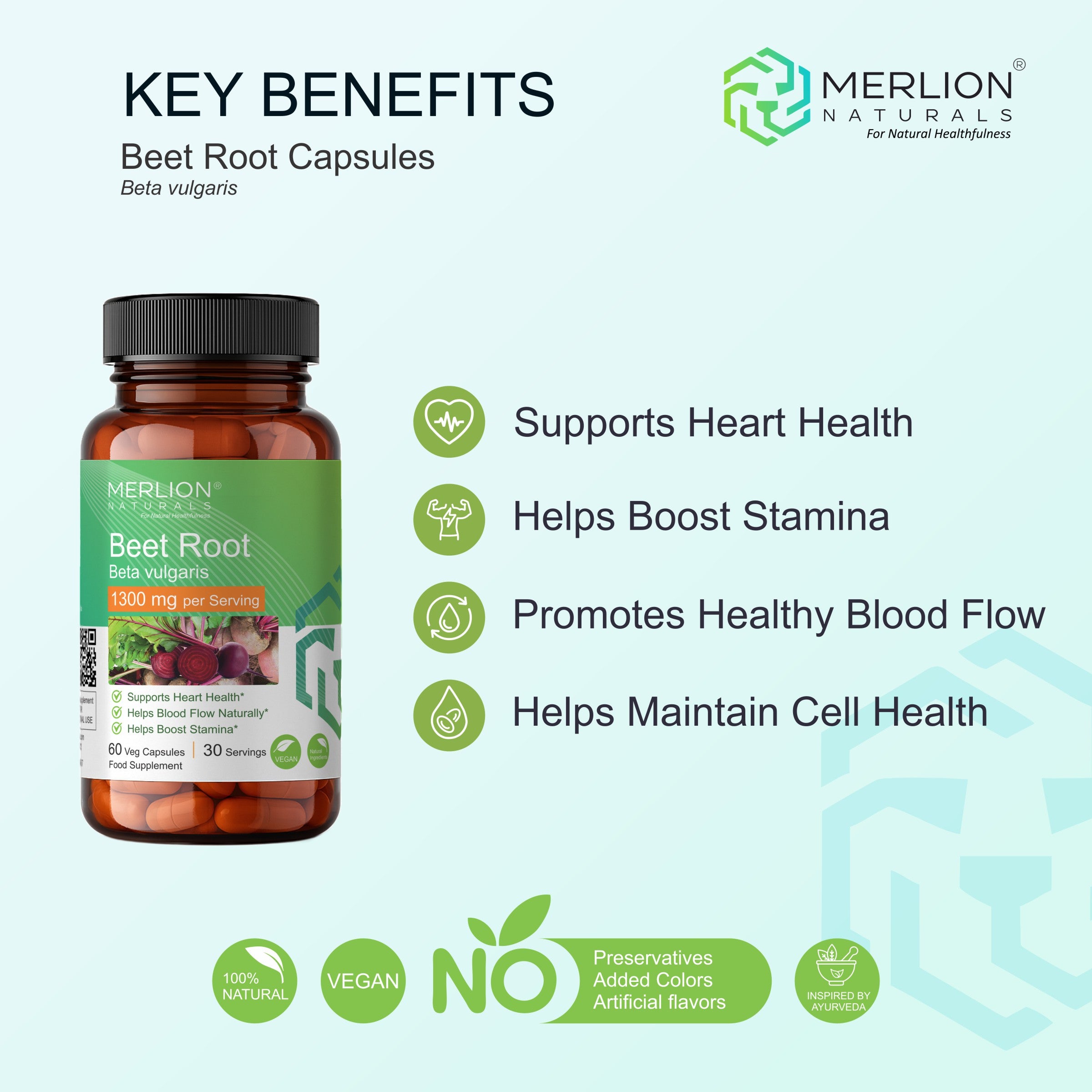 Beet Root Tablets, Beta vulgaris, 500mg x 120 Tablets