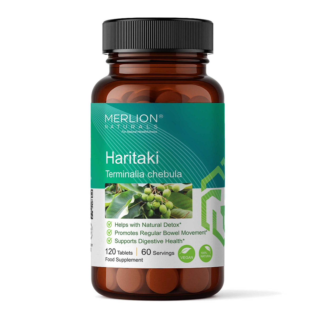 Haritaki  Tablets (Terminalia chebula), 500mg x 120 Tablets
