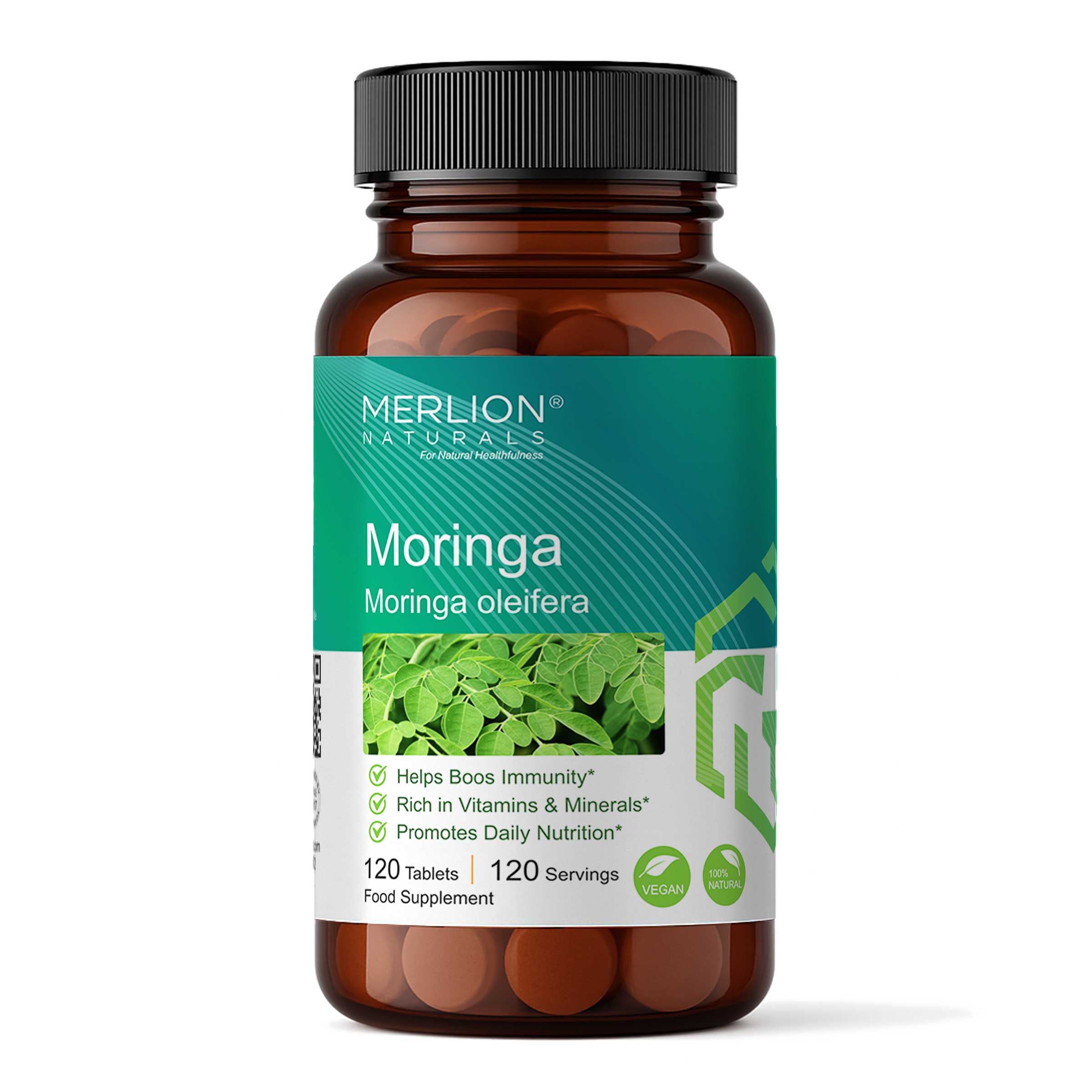 Moringa Tablets (Moringa oleifera), 500mg x 120 Tablets