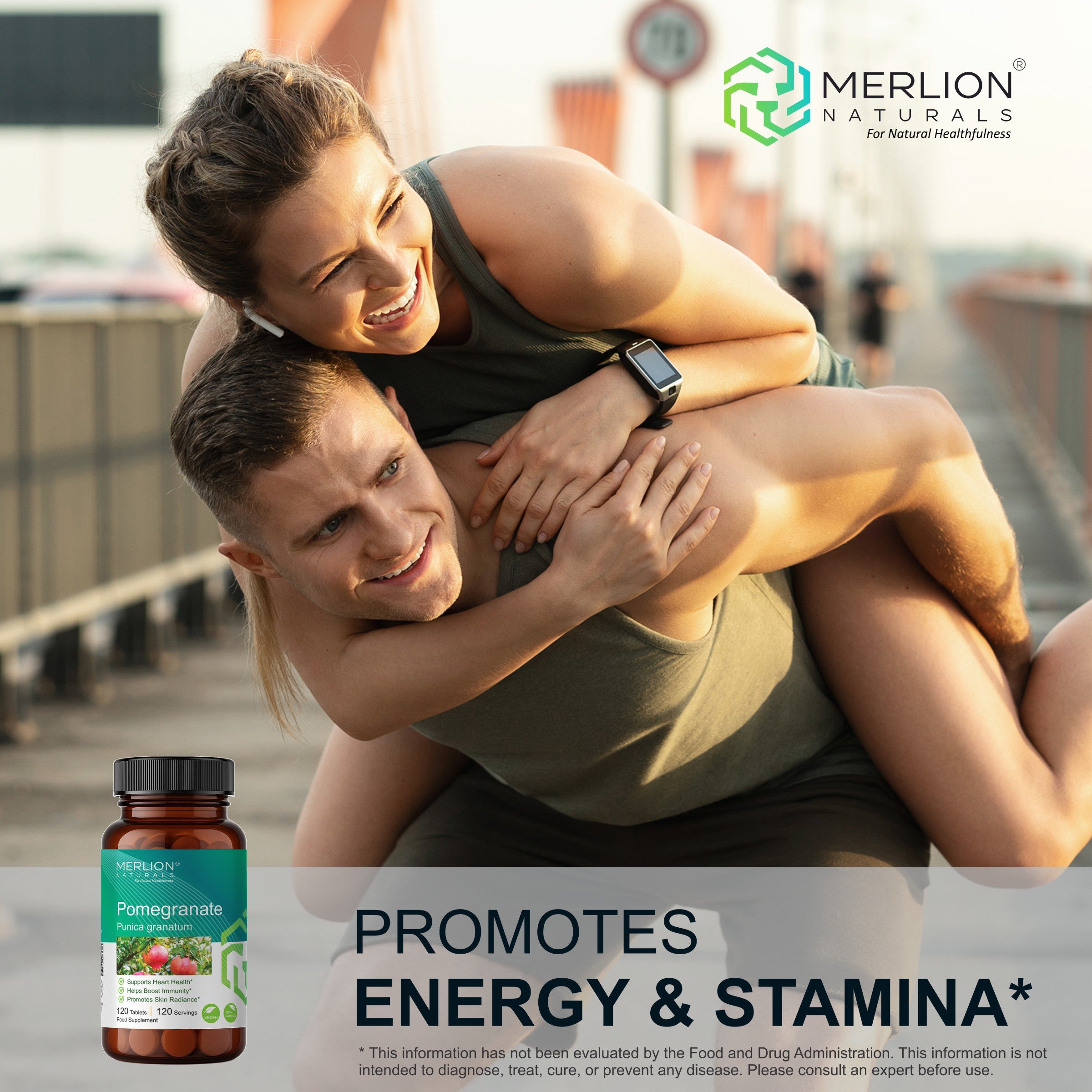 Pomegranate Tabelts, Punica granatum, 500mg x 120 Tablets