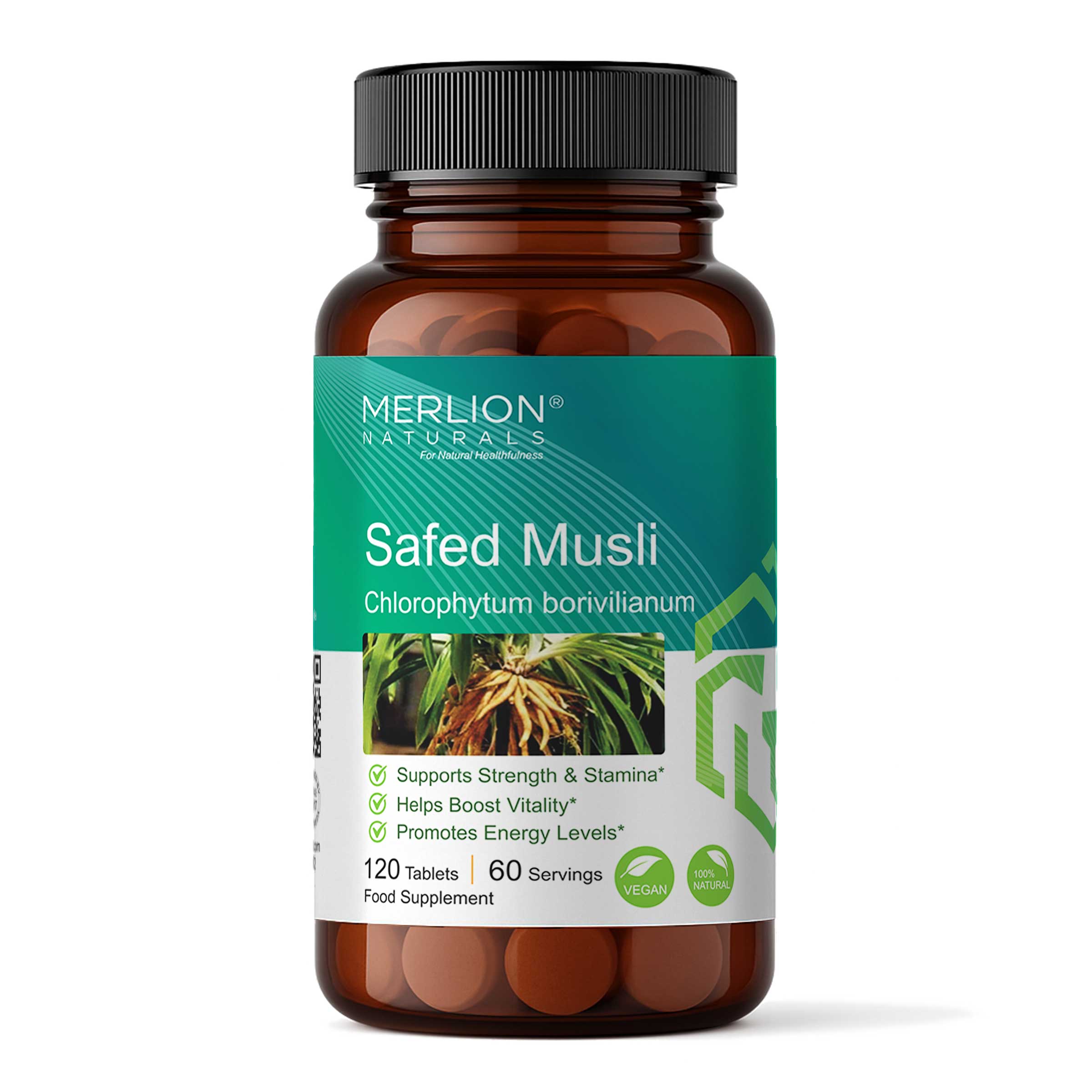 Safed Musli Tables, Chlorophytum borivilianum, 500mg x 120 Tablets