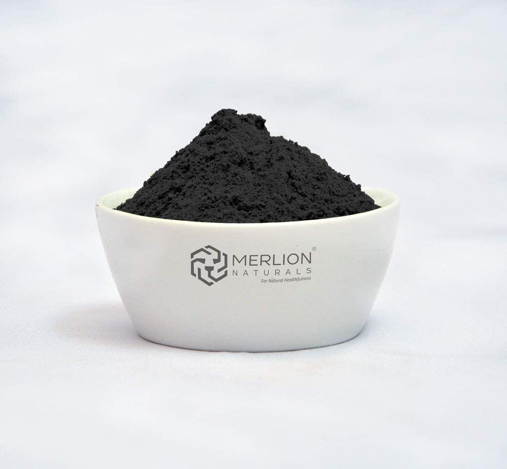 Activated Charcoal Powder by Merlion Naturals | Bamboo Charcoal | 227gm/ 8OZ | 100% Pure and Natural