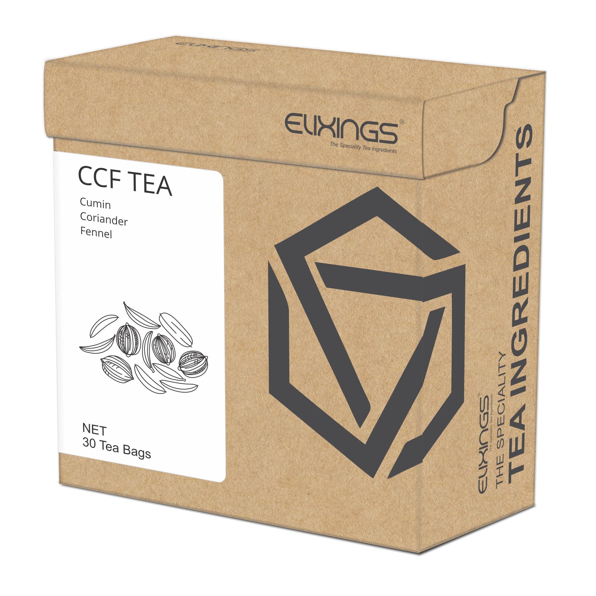 CCF Tea (Cumin, Coriander and Fennel Tea) - 30 Tea Bag